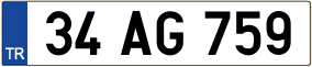 Truck License Plate